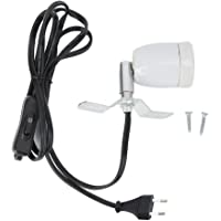 Soporte de la lámpara de calor- E27 300W Base de bombilla de calefacción de cerámica giratoria con interruptor para…